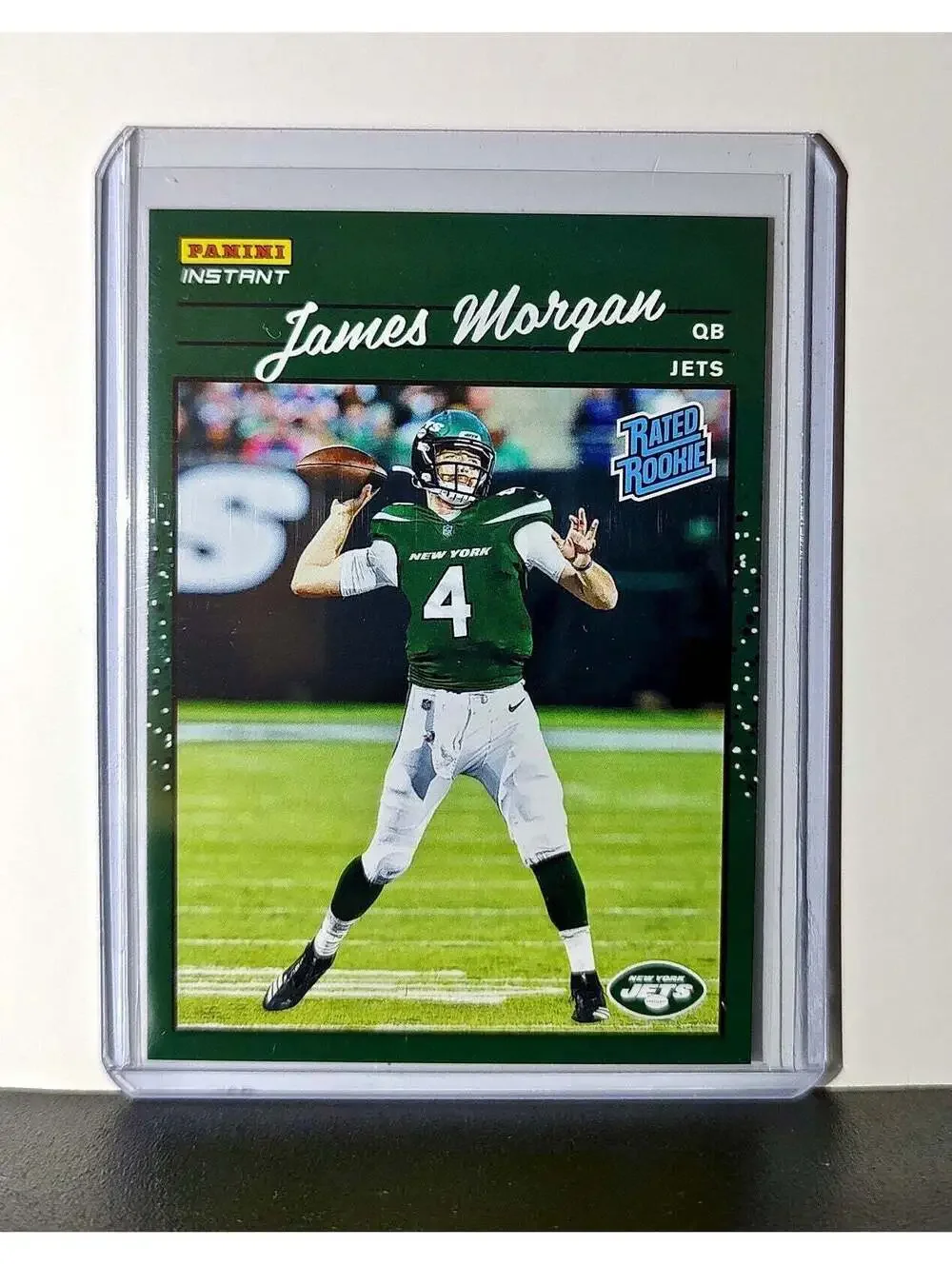 James Morgan Rookie 2020 Panini NFL #38 Rated Rookie Card New York Jets